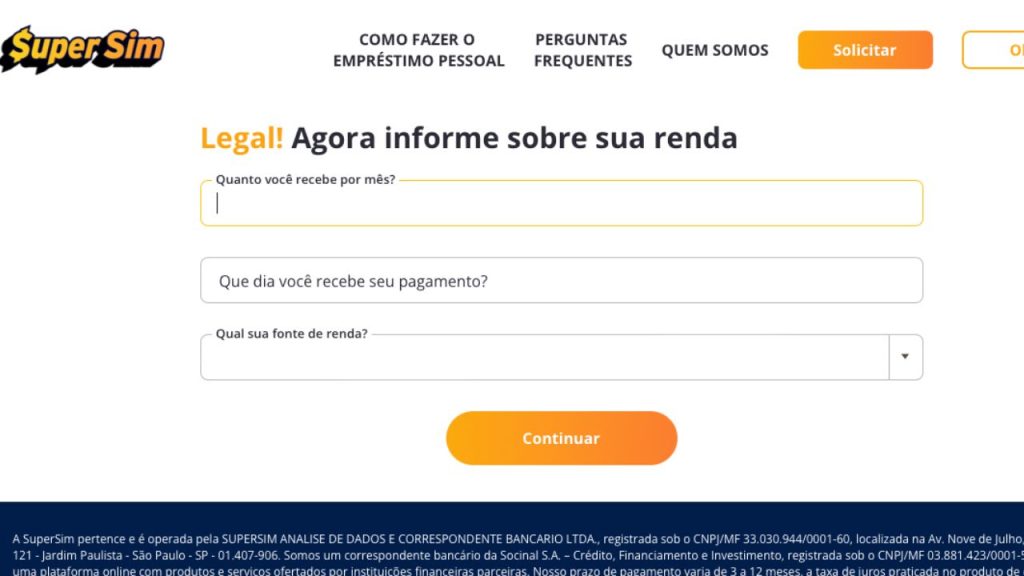 Empréstimo SuperSim